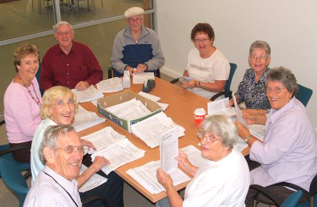 U3A Lick &amp; Stick team